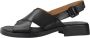 Camper Zwarte Casual Leren Sandalen Black Dames - Thumbnail 8