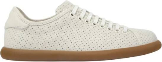 Camper Pelotas Soller Perforated Leather Sneakers Wo White