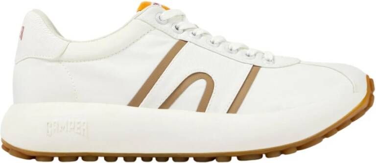 Camper Witte Casual Textiel Sneakers met Rubberen Zool White Heren