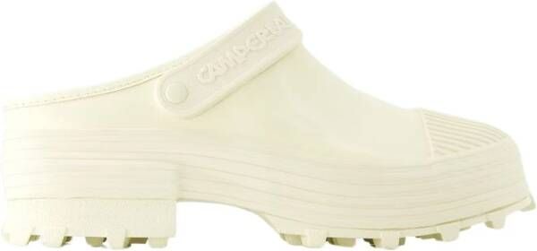 Camper Witte Leren Traktori Slides White Dames