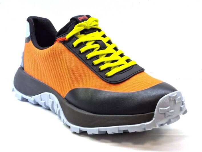 Camper Zwart-Oranje Sneakers met Gore-Tex Voering Multicolor Heren