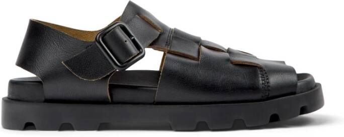 Camper Zwarte Brutus Herensandalen Black Heren