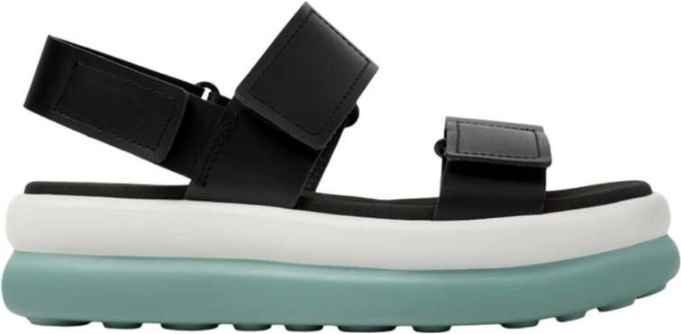 Camper Zwarte Casual Leren Dames Sandalen
