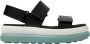 Camper Zwarte Casual Leren Dames Sandalen - Thumbnail 1