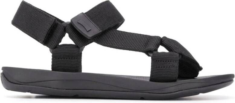 Camper Zwarte Casual Open Sandalen Heren Platte Sandalen Black Heren