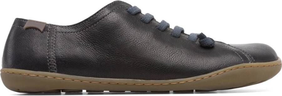 Camper Zwarte Leren Blotevoetsschoenen Black Dames