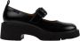 Camper Zwarte Leren Loafers Black Dames - Thumbnail 1