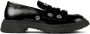 Camper Zwarte Leren Plateau Sandalen met Bandjes - Thumbnail 1