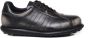 Camper Zwarte Leren Sneakers Anatomische Zool Portugal Black Heren - Thumbnail 1