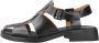Camper Zwarte Platte Sandalen voor Vrouwen Black Dames - Thumbnail 2