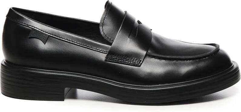 Camper Zwarte platte schoenen Dean