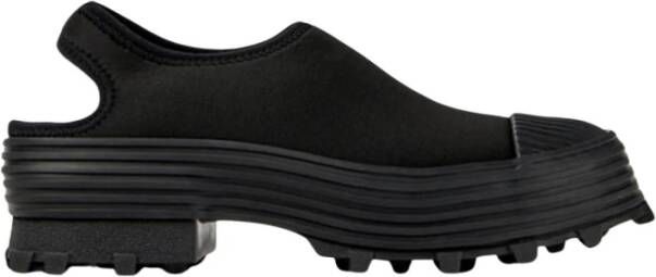 Camper Traktori Gevulkaniseerde Leren Klompen Black Unisex