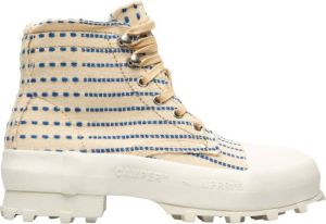 CamperLab Lace -Up Boots Tractori Beige Dames