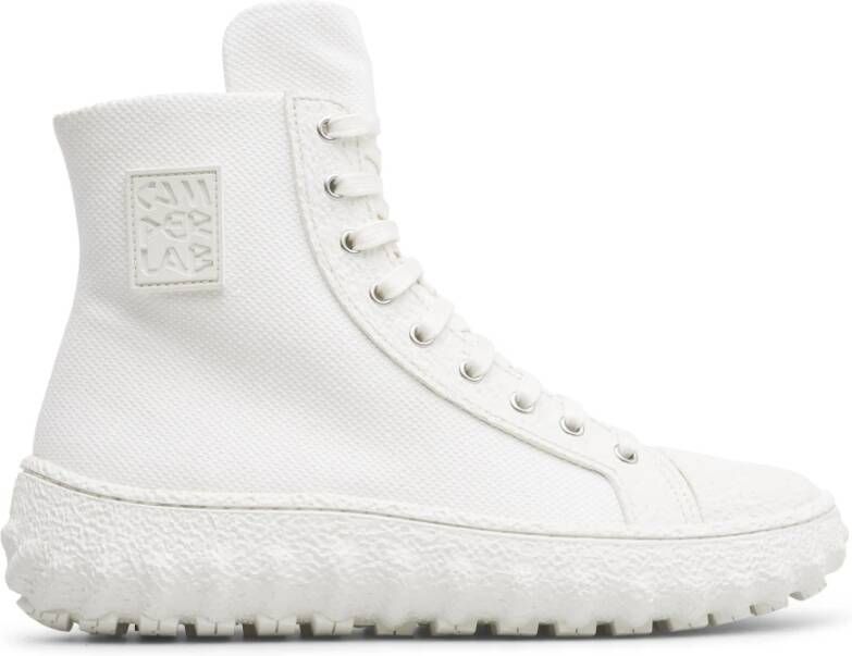 CamperLab Sneakers met geribbelde zool Wit - Foto 1