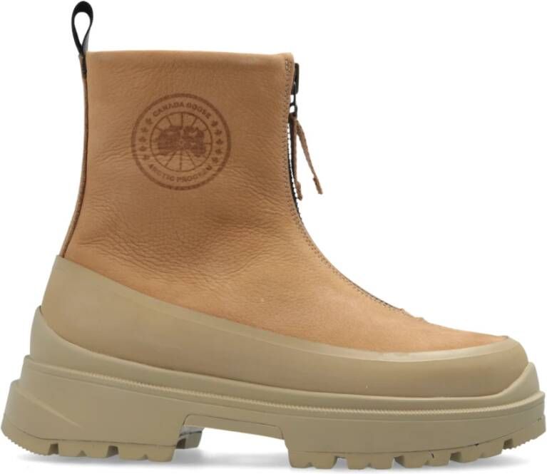 Canada Goose Suède laarzen Kya Beige Dames