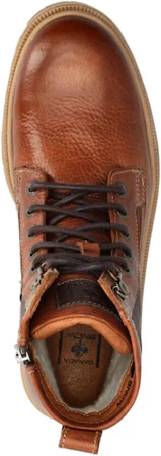 Canada Snow Cognac Leren Veterlaarzen - Foto 2