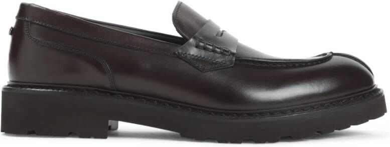 Canali Bruine Loafer Schoenen voor Mannen
