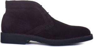 Canali Suede enkellaarzen Paars Heren