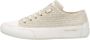 Candice Cooper Buffed leather and fabric sneakers Rock Fabric Beige Dames - Thumbnail 1
