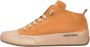 Candice Cooper Buffed leather and suede ankle sneakers MID S Orange Dames - Thumbnail 1