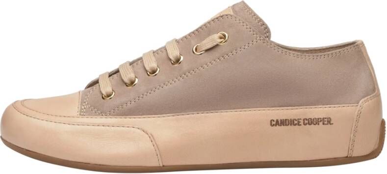 Candice Cooper Buffed leather and suede sneakers Rock S Multicolor Dames