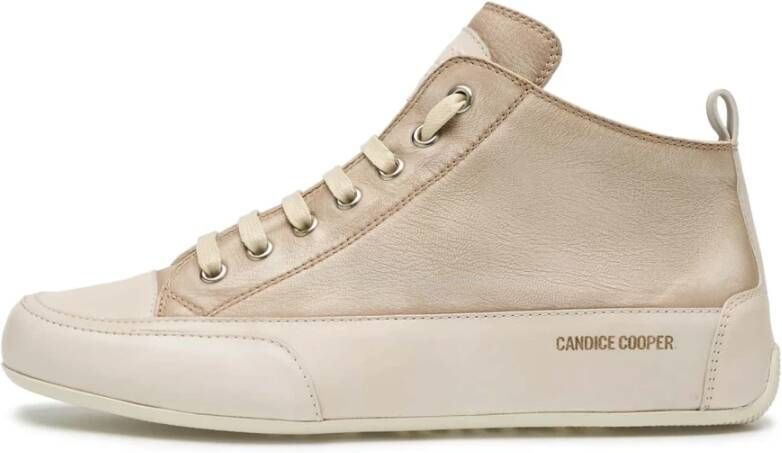 Candice Cooper Buffed leather ankle sneakers MID S