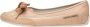 Candice Cooper Buffed leather ballet flats Candy BOW Brown Dames - Thumbnail 1