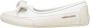 Candice Cooper Buffed leather ballet flats Candy BOW White Dames - Thumbnail 1