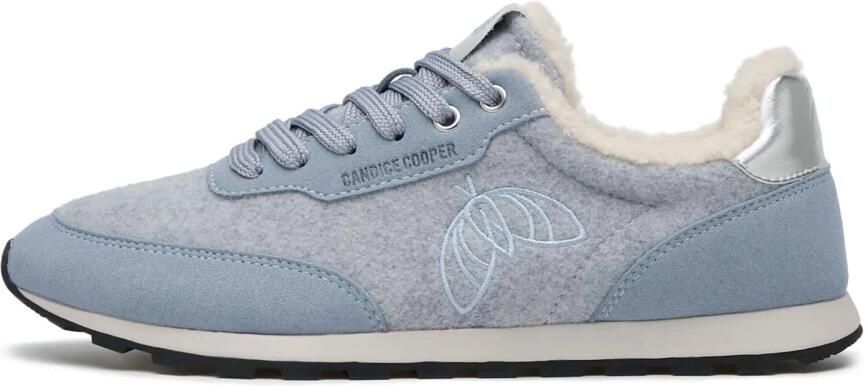 Candice Cooper Faux Leather en Fabric Sneakers