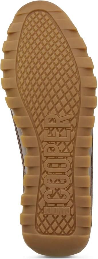 Candice Cooper Leather and velour ankle sneakers Janis Strip Plus Chic Brown Dames - Foto 2