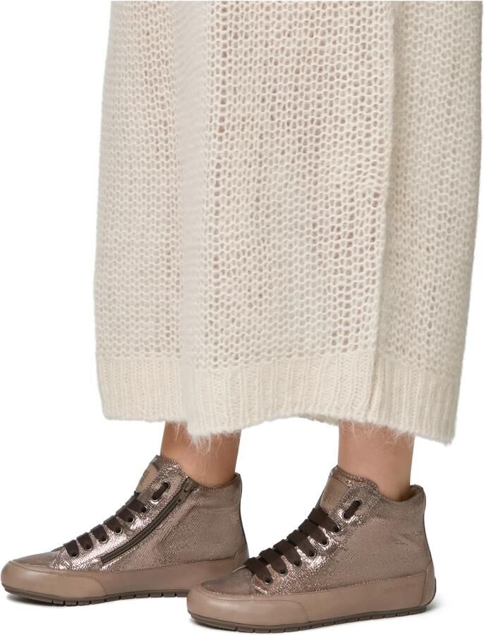 Candice Cooper Leren high top sneaker