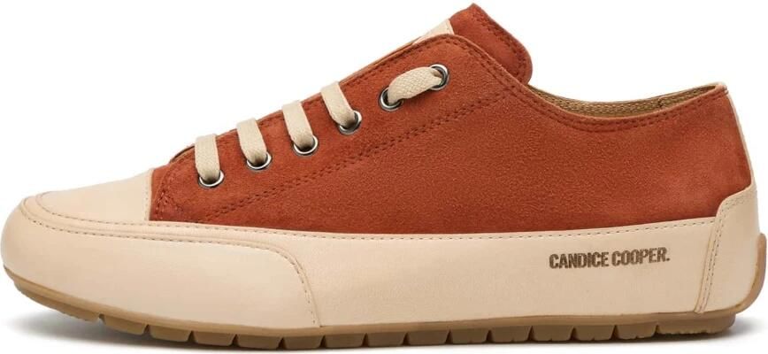 Candice Cooper Leather and velour sneakers Rock Orange Dames - Foto 2