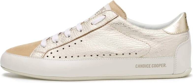 Candice Cooper Leather and suede sneakers Dafne