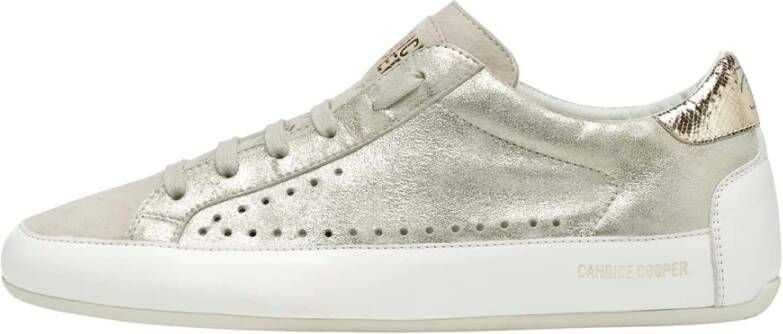 Candice Cooper Leather and suede sneakers Dafne Gray Dames