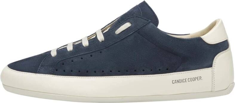 Candice Cooper Leather and suede sneakers Danny Blue Heren