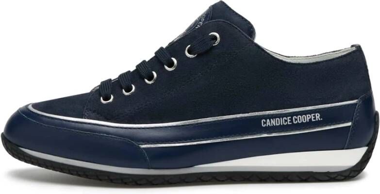 Candice Cooper Leather and suede sneakers Janis Strip Chic S