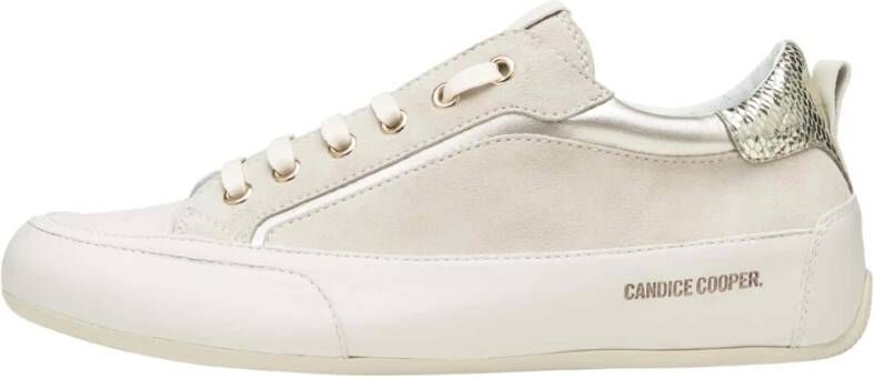 Candice Cooper Leather and suede sneakers Kendo Beige Dames