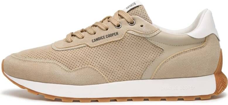 Candice Cooper Leather and suede sneakers Plume 2 Man.