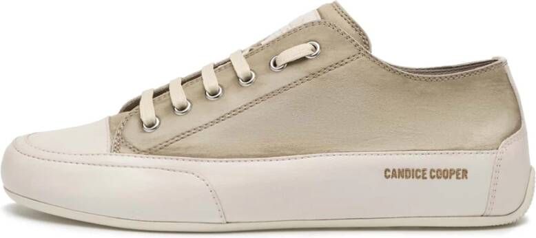 Candice Cooper Leather and suede sneakers Rock S
