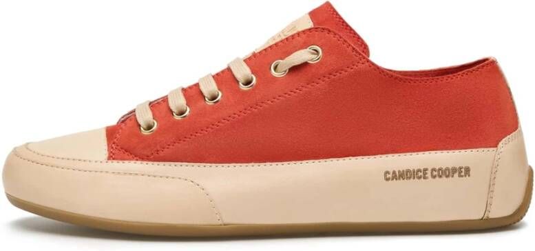 Candice Cooper Leather and suede sneakers Rock S