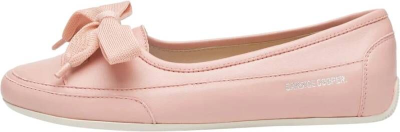 Candice Cooper Leather ballet flats Candy BOW Pink Dames