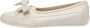 Candice Cooper Leather ballet flats Candy BOW White Dames - Thumbnail 1