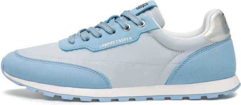 Candice Cooper Suede and fabric sneakers Plume.