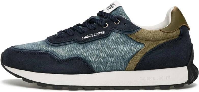 Candice Cooper Suede and fabric sneakers Plume 2 Man.