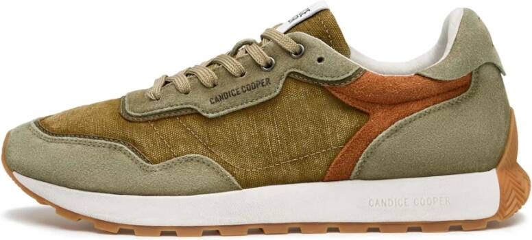 Candice Cooper Suede and fabric sneakers Plume 2 Man.