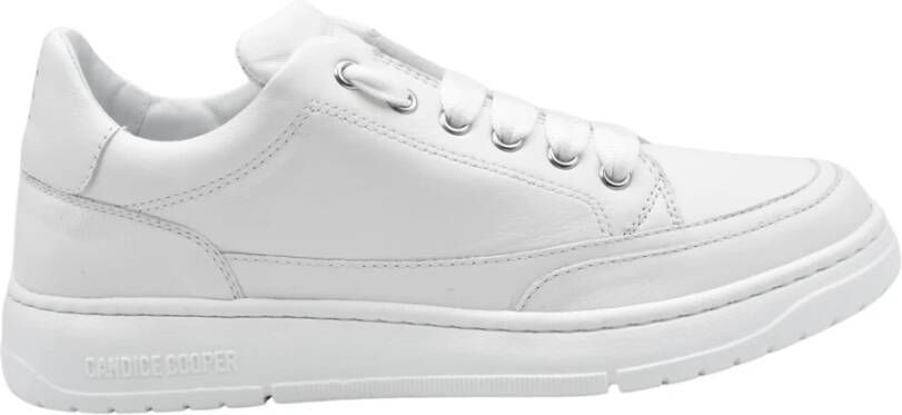 Candice Cooper Witte platte schoenen White Dames