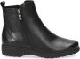 Caprice black casual closed booties Zwart Dames - Thumbnail 4