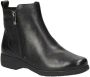 Caprice black casual closed booties Zwart Dames - Thumbnail 2