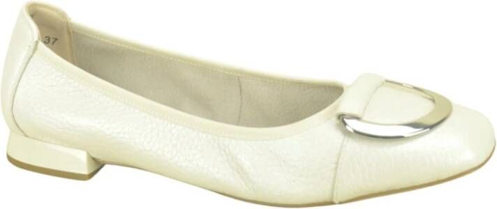 Caprice Beige Ballerina Platte Schoenen Beige Dames