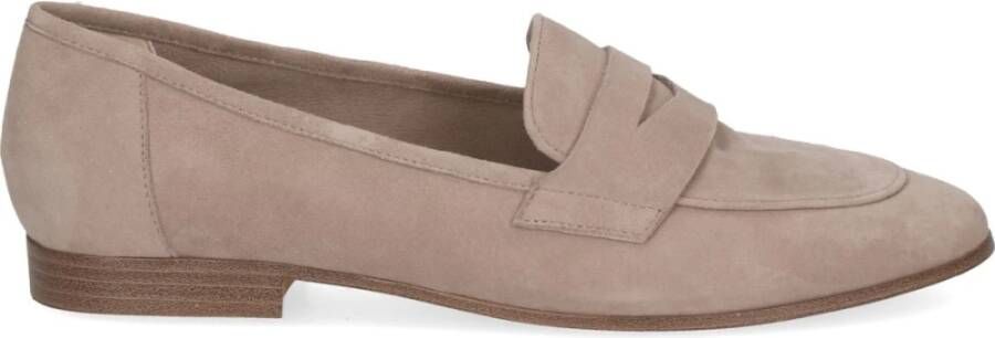 Caprice Beige Gesloten Mocassins Loafers Dames